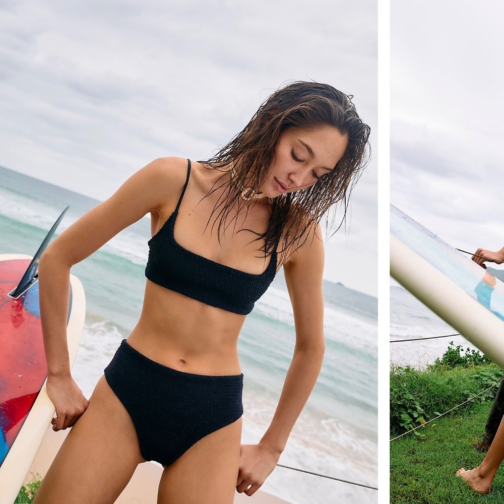 Aila Blue Bambi Bikini Bottoms in Pirate